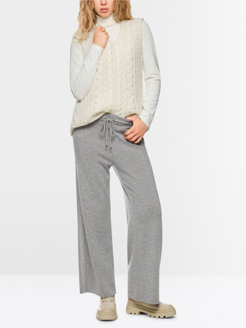 Брюки из шерсти и кашемира (Knitted in Germany)