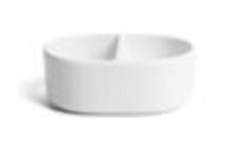 Подставка 2-х секционная для пакетированного сахара 11 см, Prime