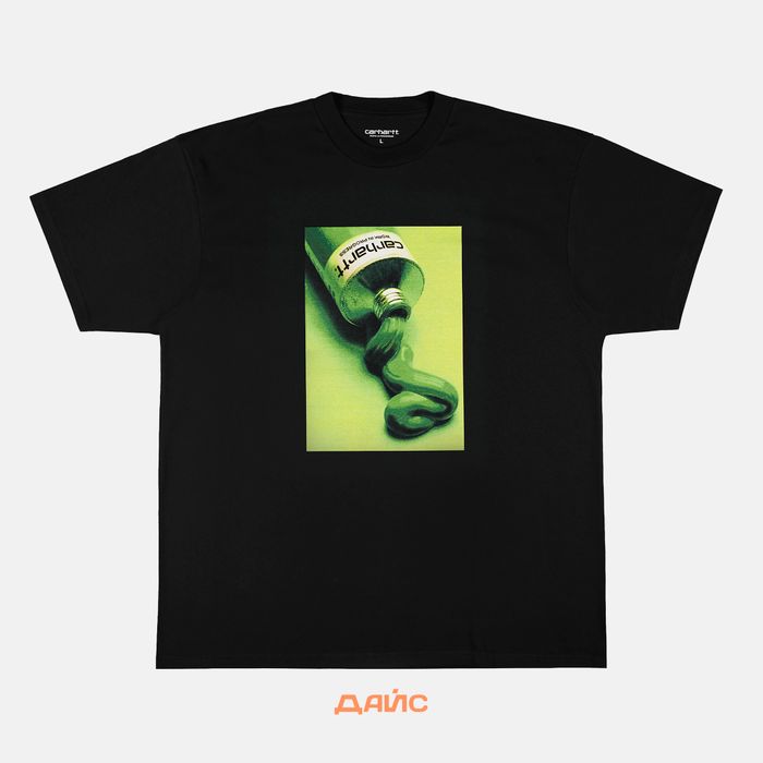 Футболка мужская Carhartt WIP Tube  артикул:I033173_black - купить в магазине Дайс
