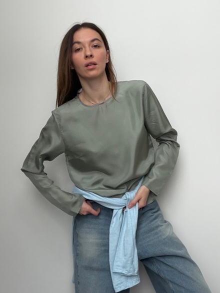 Футба шелковая шалфей