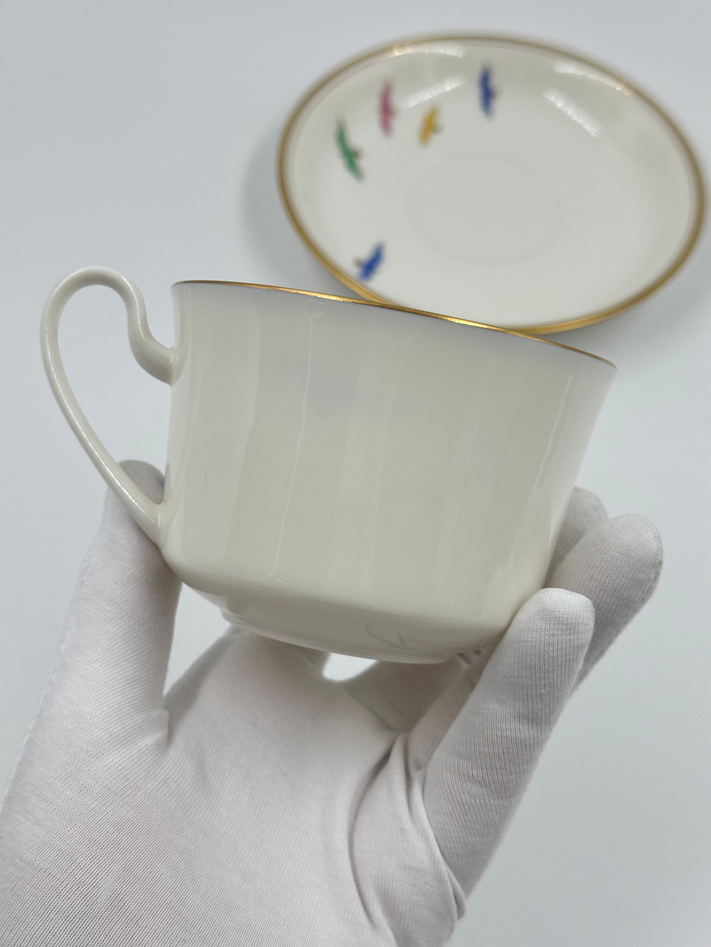 Чайная пара с птицами Koransha