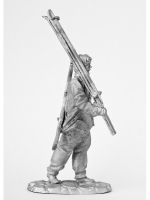 Оловянный солдатик Лыжник РККА парад 1941 года