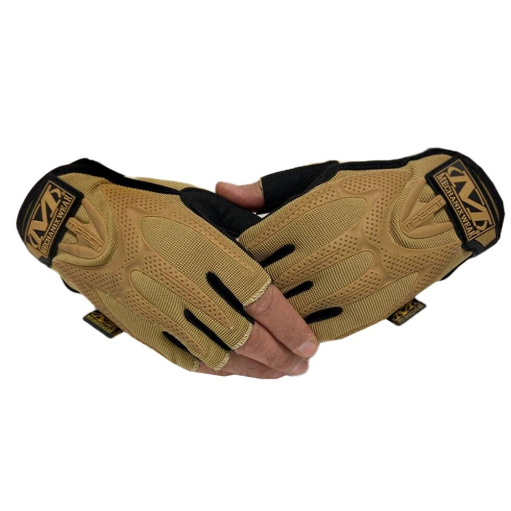 Перчатки Mechanix беспалые (хаки-песок)