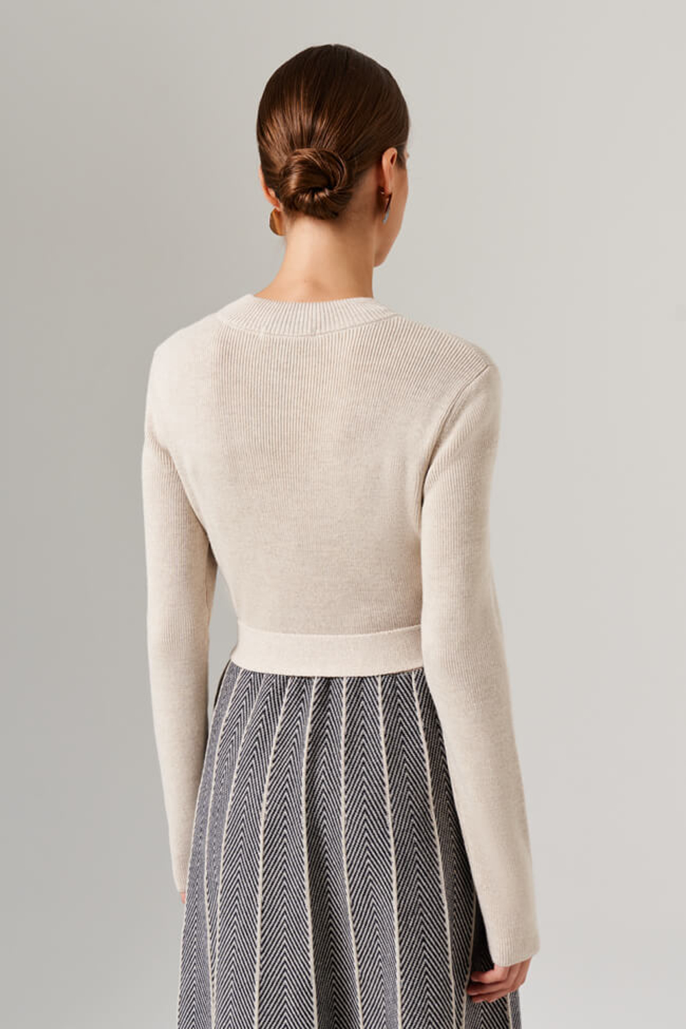 51625 Платье женское (кремовый меланж)