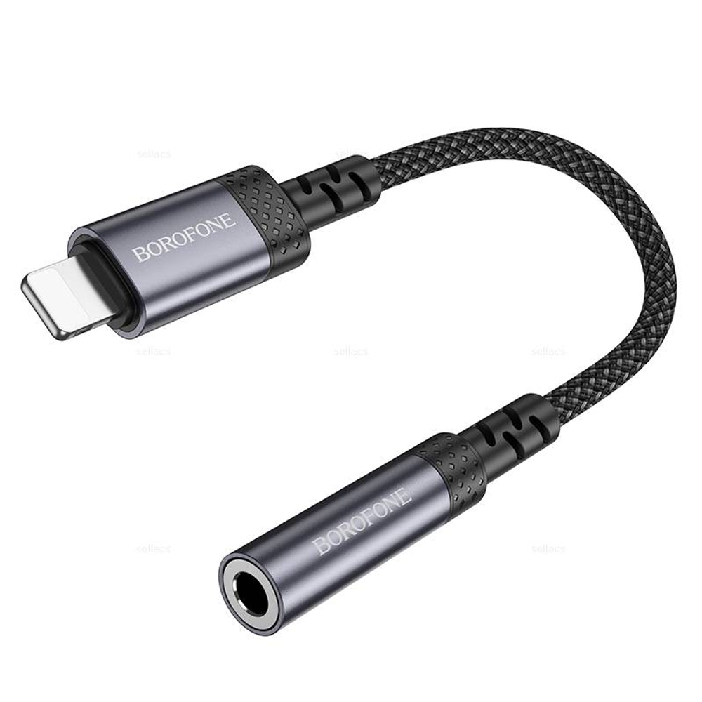 Цифровой аудио конвертер Lightning на 3.5mm Borofone BV24 (Краснодар склад)