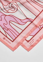 Шелковый платок Qyzgaldaq PINK 90×90