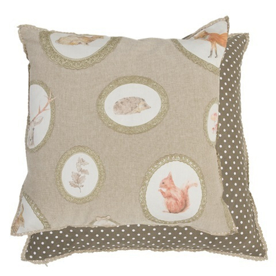 Наволочка декоративная "Лес чудес" 50х50см Хлопок