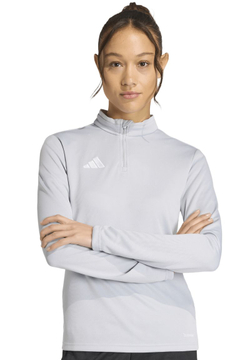 Женская теннисная куртка Adidas Entrada 26 Training - team light grey/white
