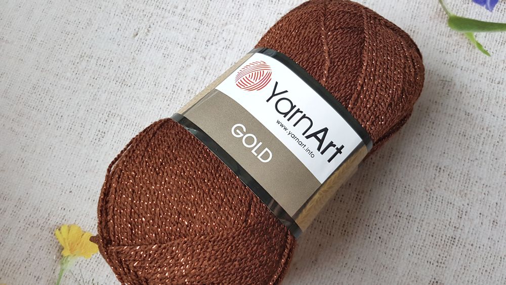 Пряжа YarnАrt &quot;Gold&quot; 9032 коричневый