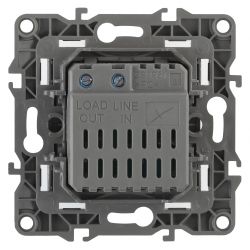 12-4101-12 ЭРА Светорегулятор поворотно-нажимной, 400ВА 230В, IP20, Эра12, графит