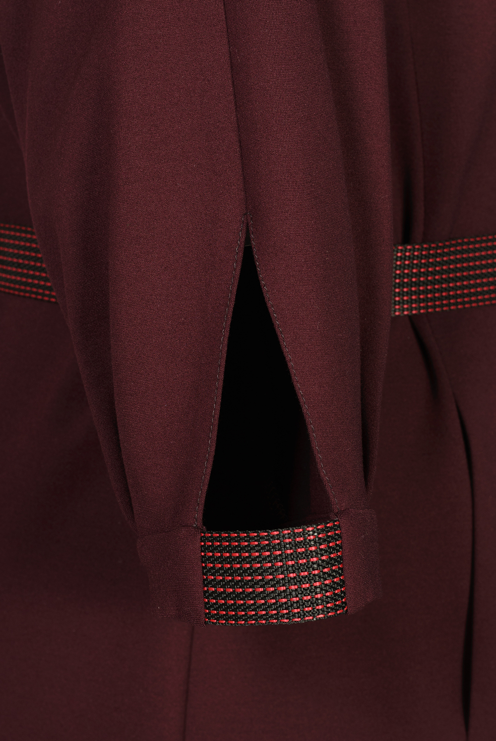 Трикотажное платье 2666АП, бордовый #359Бд052666АП