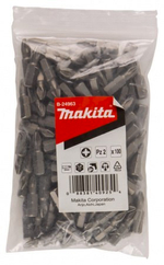 Насадка PZ2, 25 мм, C-form, 100 шт. Makita B-24963 PZ3 25 мм C-form 10 шт.