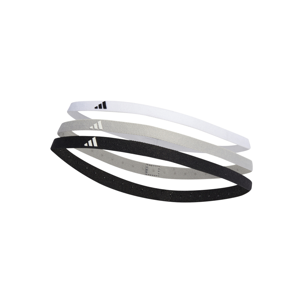 Резинка на голову Adidas Hairband 3PP - black/grey two/white