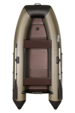 Поход-290TК слань+киль хаки (лодка ПВХ под мотор)