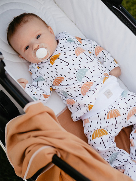 Футболка с длинным рукавом Mjölk Зонтики