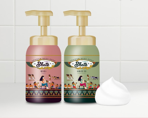 Mukunghwa Shower Body Soap Bubble Botanical Garden гель-пенка для тела увлажняющая с лавандово-медовым ароматом