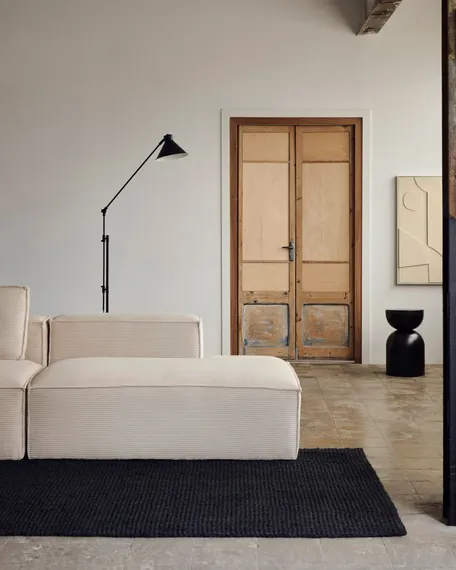 Приставной столик Rachel Ø30х52 см, черный