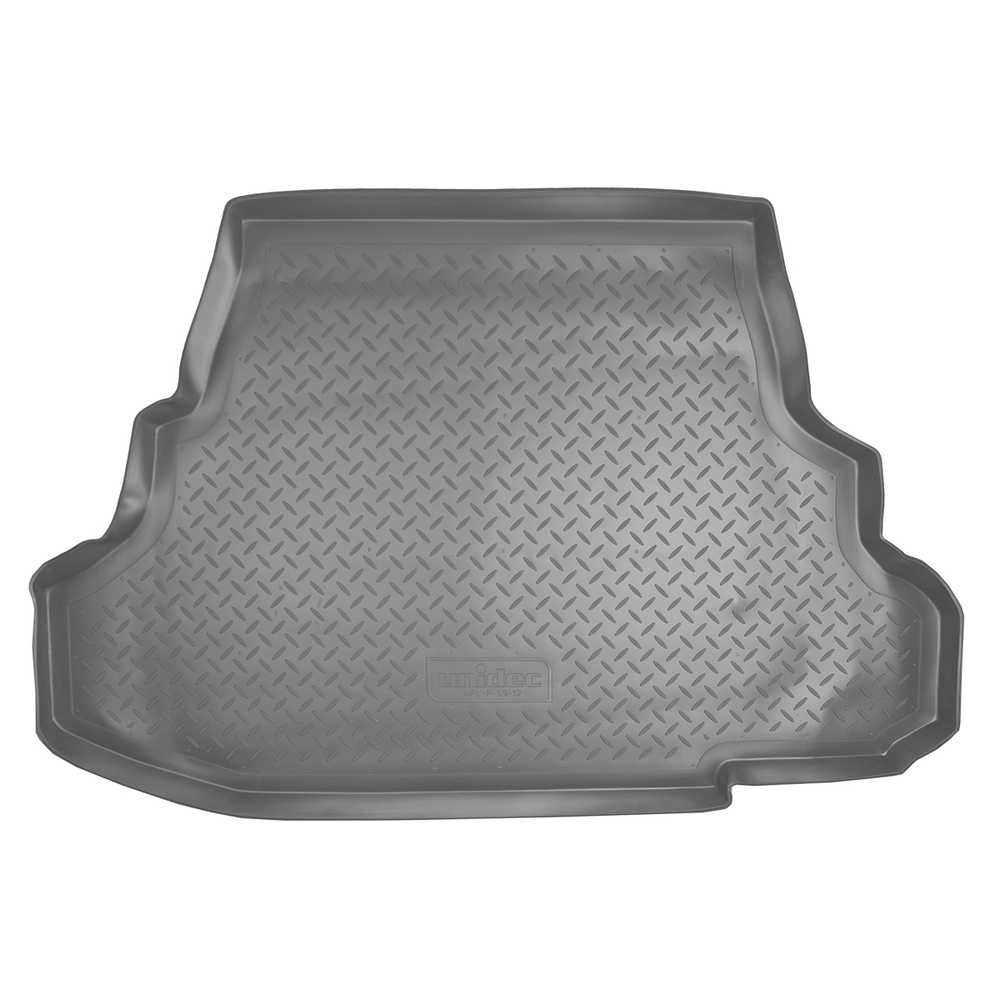 Коврик в багажник Norplast/Unidec для Mitsubishi Galant в кузове SD (2006-) Серый, полиуретан, арт.NPL-P-59-12-G