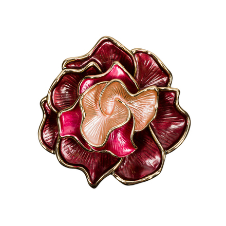 Брошь Shadore Цветок XZ1154.9 R/G