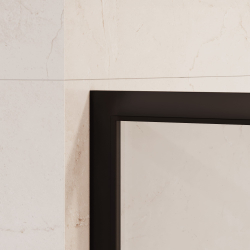 Душевая перегородка RGW WA-11B (Рисунок - черный принт (по периметру профиль), 900)