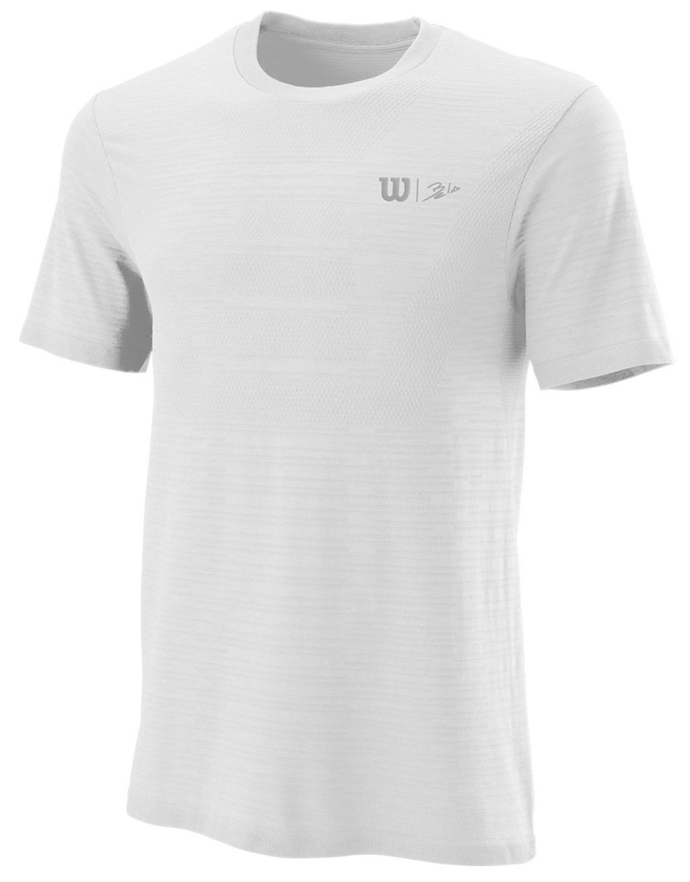 Теннисная футболка Wilson Bela Seamless Crew III M - white