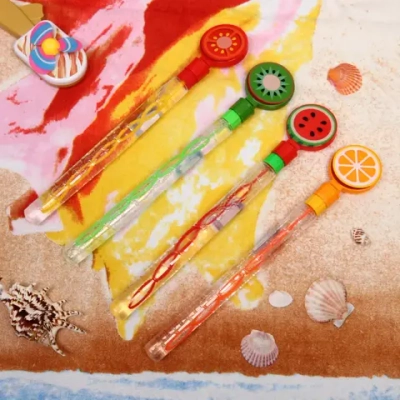 Мыльные пузыри «Сочные фрукты», трещотка, 38 см, в ассортименте