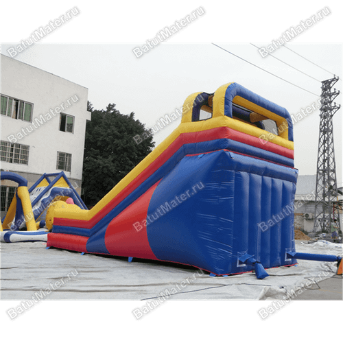 Коммерческий надувной батут "Русские салазки"