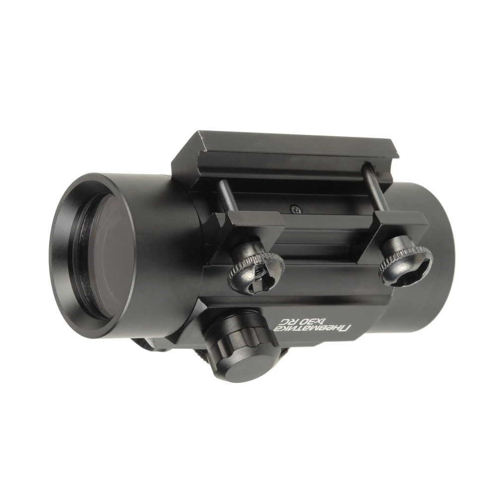 Прицел коллиматорный Veber Пневматика 1x30 RG, вид снизу с креплениями