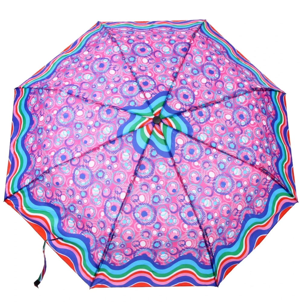 Зонт женский полуавтомат «Кланти», микс 6 цветов, 8 спиц, d-100см, длина в слож. виде 30см