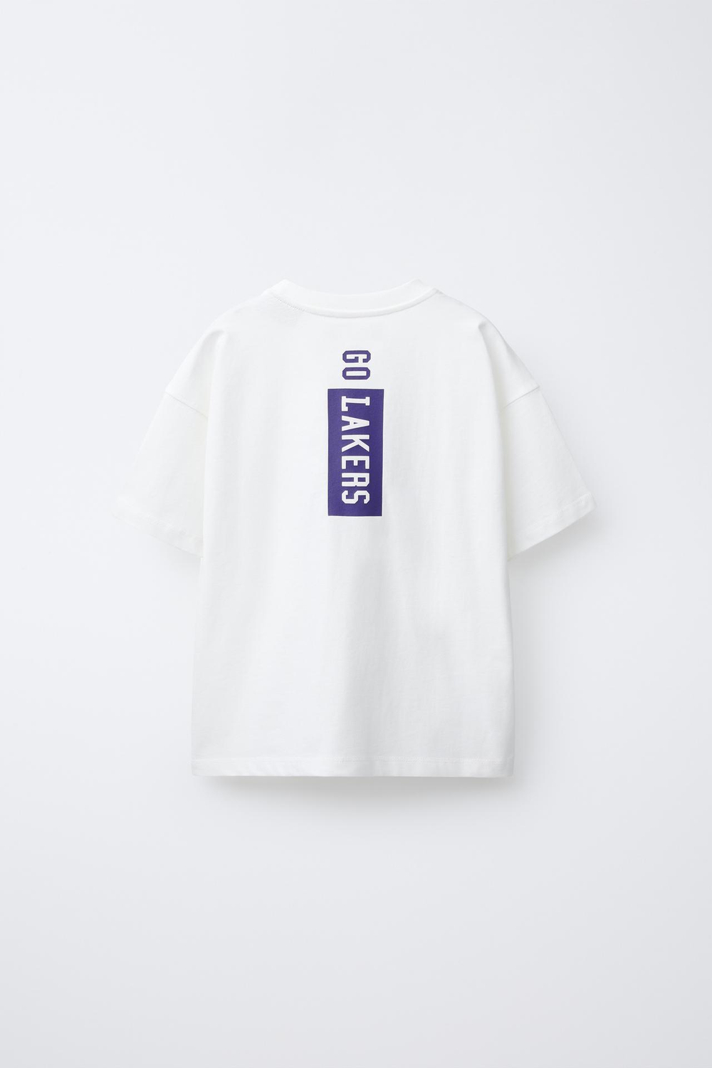 ZARA ФУТБОЛКА С ПРИНТОМ LOS ANGELES LAKERS NBA ©, ЖЕЛТОВАТО-БЕЛЫЙ