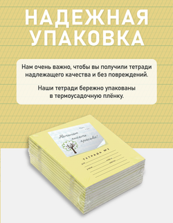Набор тетрадей "Начинаю писать красиво" №2", 12 л, 10 шт (плёнка)