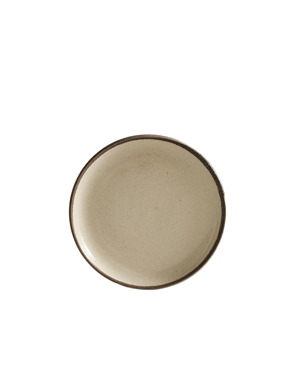 Zara Home тарелка пирожковая из каменной керамики, цвет бежевый, 16.2 см