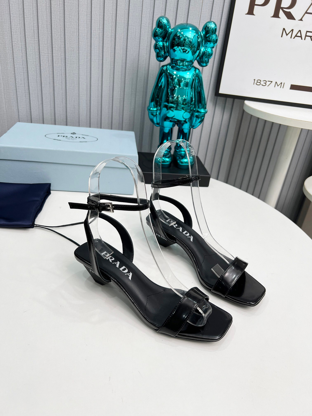 Prada Satin Sandals