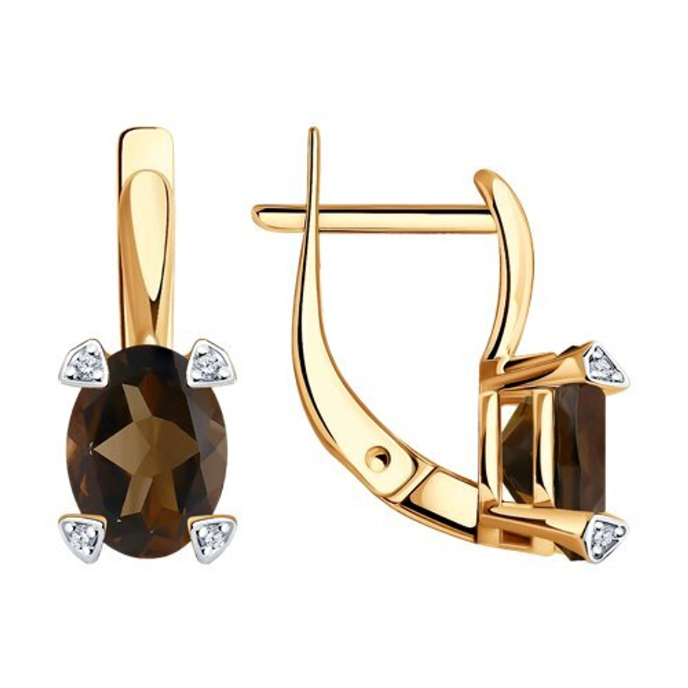 Серьги из золота 585 пробы
