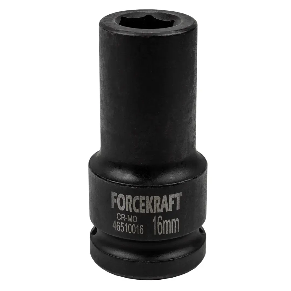 Головка ударная глубокая 3/4'', 16мм (6гр.) FORCEKRAFT FK-46510016