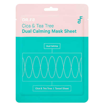 DR.F5 Успокаивающая маска двойного действия с центеллой и чайным деревом 23г