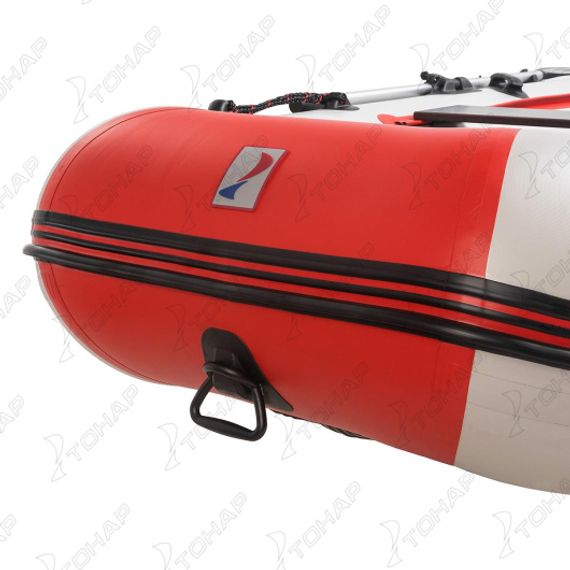 Лодка Алтай А320 надувное дно, светло-серый/красный (модель A-S320AS) Тонар