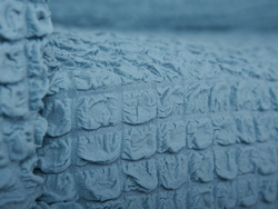 Комплект чехлов на диван и 2 кресла без оборки, цвет Серо-Голубой