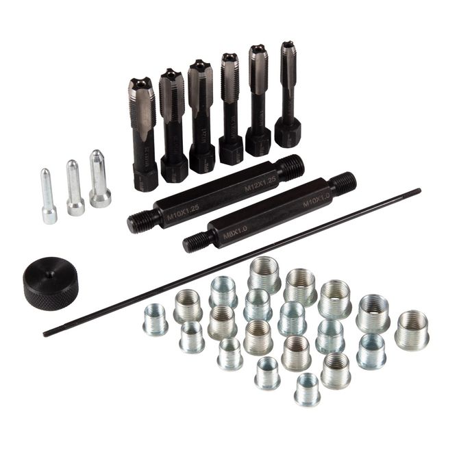 AFFIX (AF10312033C) Набор для восстановления резьбы свечей накаливания, 33 предмета, кейс