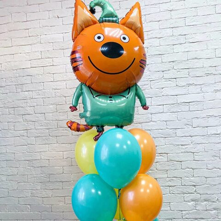 Композиция из воздушных шаров "Коржик"