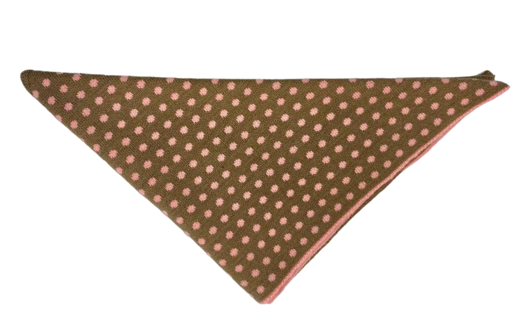 Косынка детская К510-15/29 розовая/бежевая