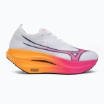 Кроссовки для бега Mizuno Wave Rebellion Pro 3 white/pink tetra/tang orange