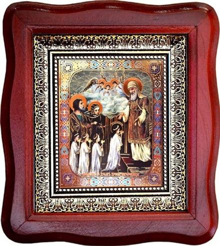 Введение во храм Пресвятой Богородицы. Печатная икона.