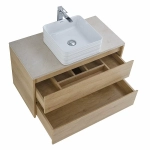 Тумба с раковиной и столешницей BelBagno KRAFT 90 Rovere Nebrasca Nature