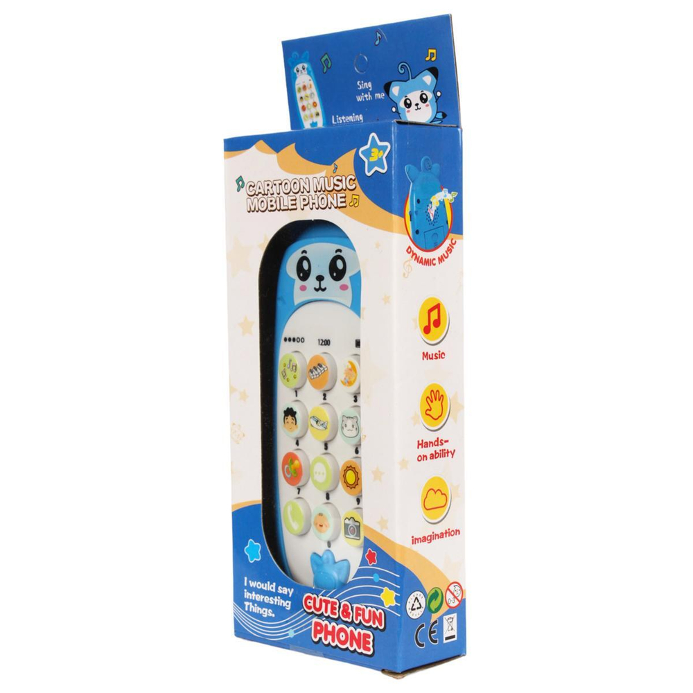 Телефон развивающий, коробка XS006-(1-4)