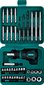 KRAFTOOL Kompakt-43 с насадками 43 предм., Реверсивная отвертка (25556-H43)