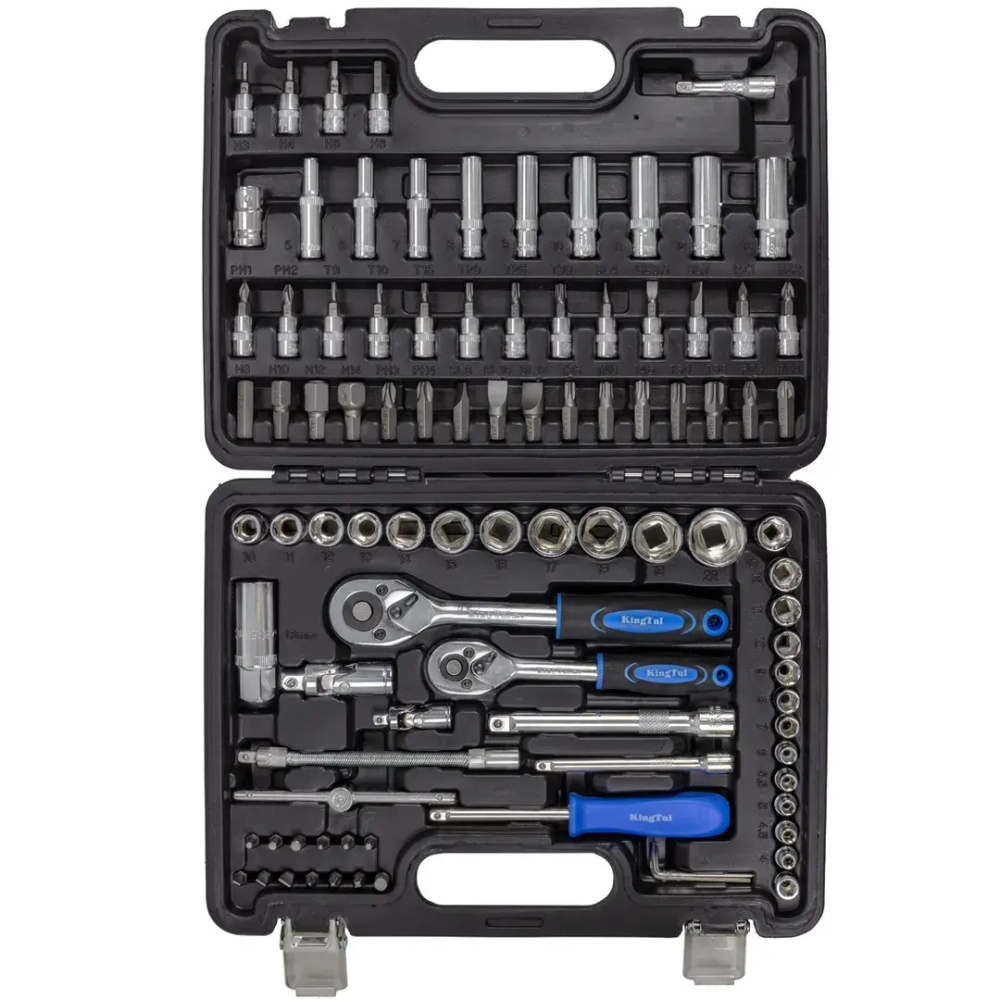 Набор инструментов 94 пр. 1/4''3/8''(6гр)(4-22мм) KINGTUL KT-4941-5DS-м