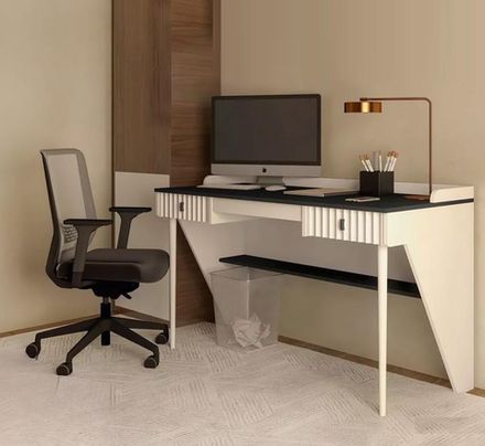 Стол письменный Омега-10 Белый/антрацит