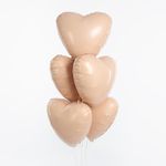 Ag Шар Сердце 18'' / 46 см, Мистик Тон сатин (БГ-15)