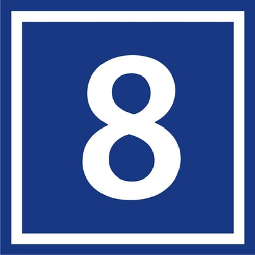 Номер на дом 40x40 см.